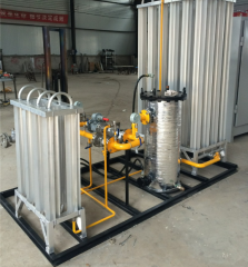 LNG skid loading station