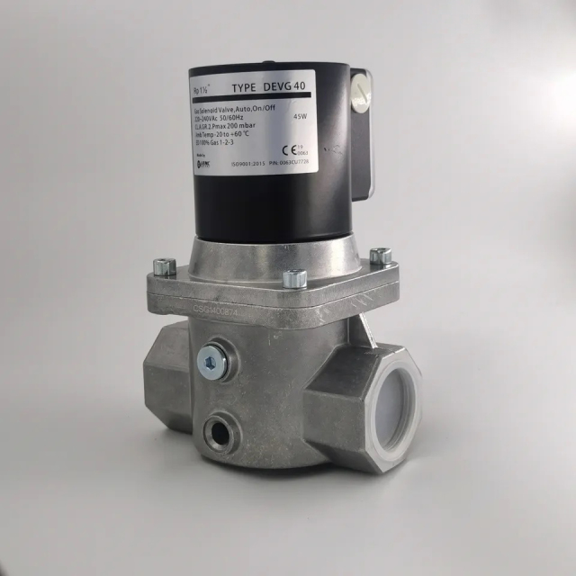 DEVG thread series- Fast opening and fast closing gas solenoid valve