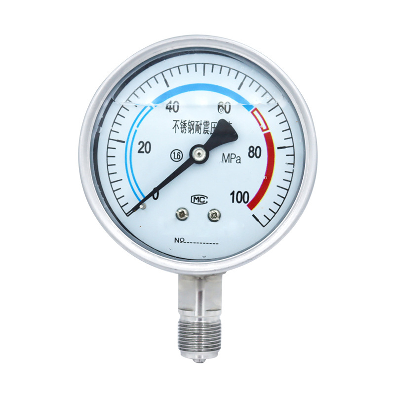 Vibration Resistant Oil Filled Pressure Gauge