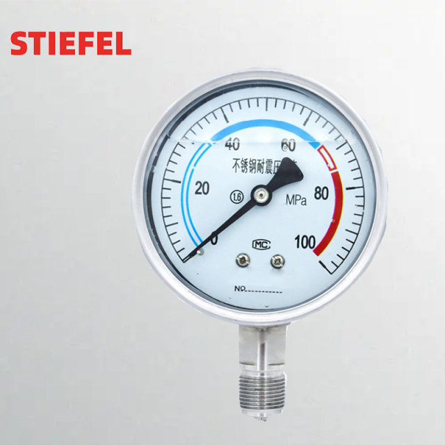 Vibration Resistant oil filled Pressure Gauge
