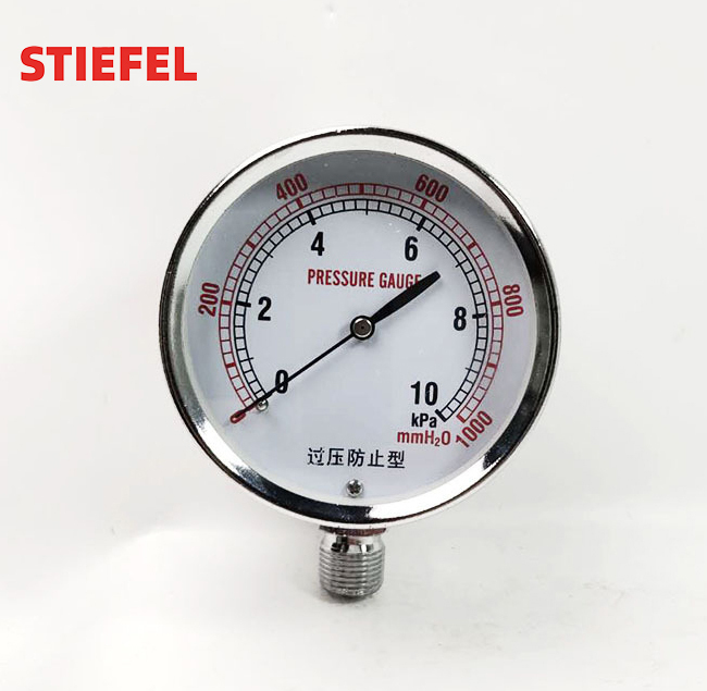 Capsule pressure gauge