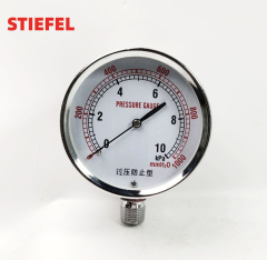 Capsule pressure gauge