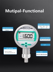 Night vision date record digital pressure gauge