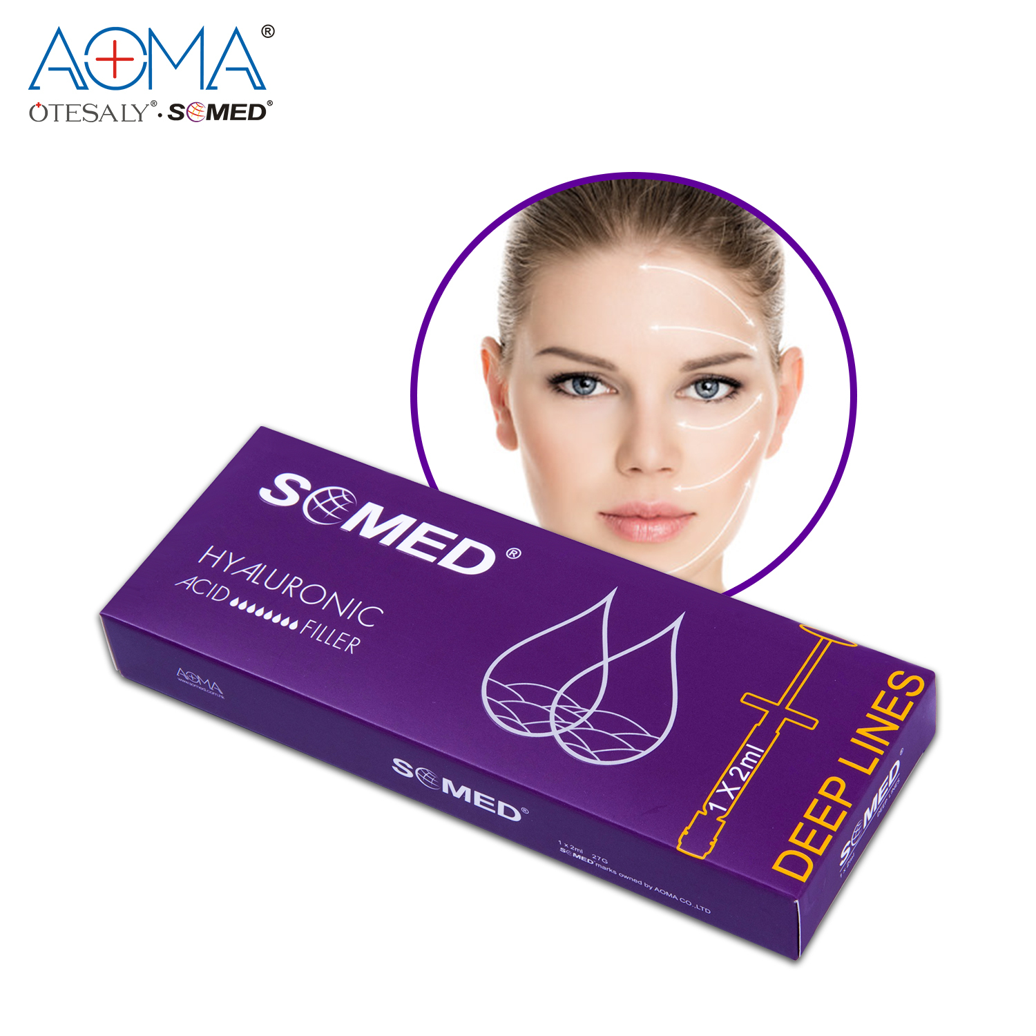 SOMED® 2ml Deep Line OEM Hyaluronic Acid Fillers