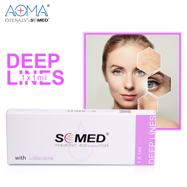 SOMED® 1ml Deep Line Filler with Lidocaine OEM Hyaluronic Acid Manufacturer Fillers