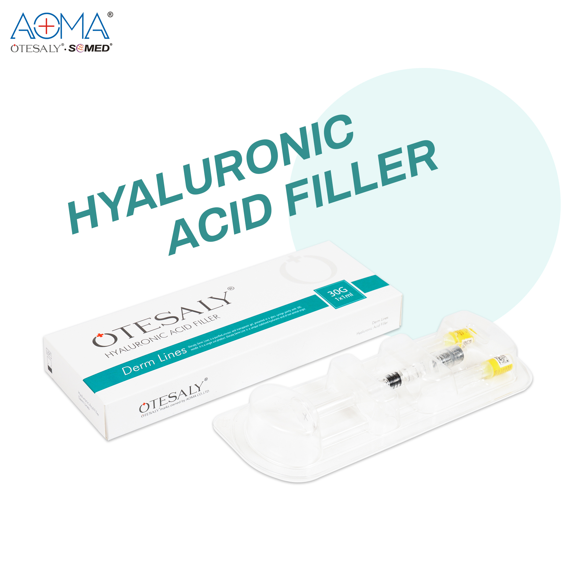 OTESALY® 1ml Derm Lines Hyaluronic Acid lips Enhancement Fillers