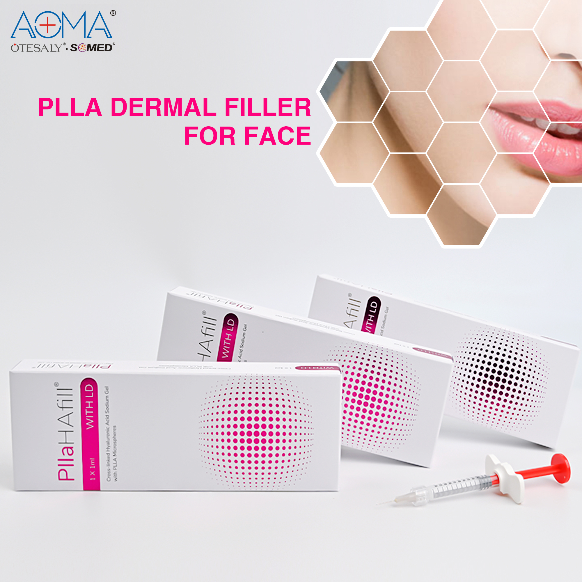 CE Approved Injectable Poly-l-lactic Acid Hyaluronic Acid Filler for Anti Wrinkles