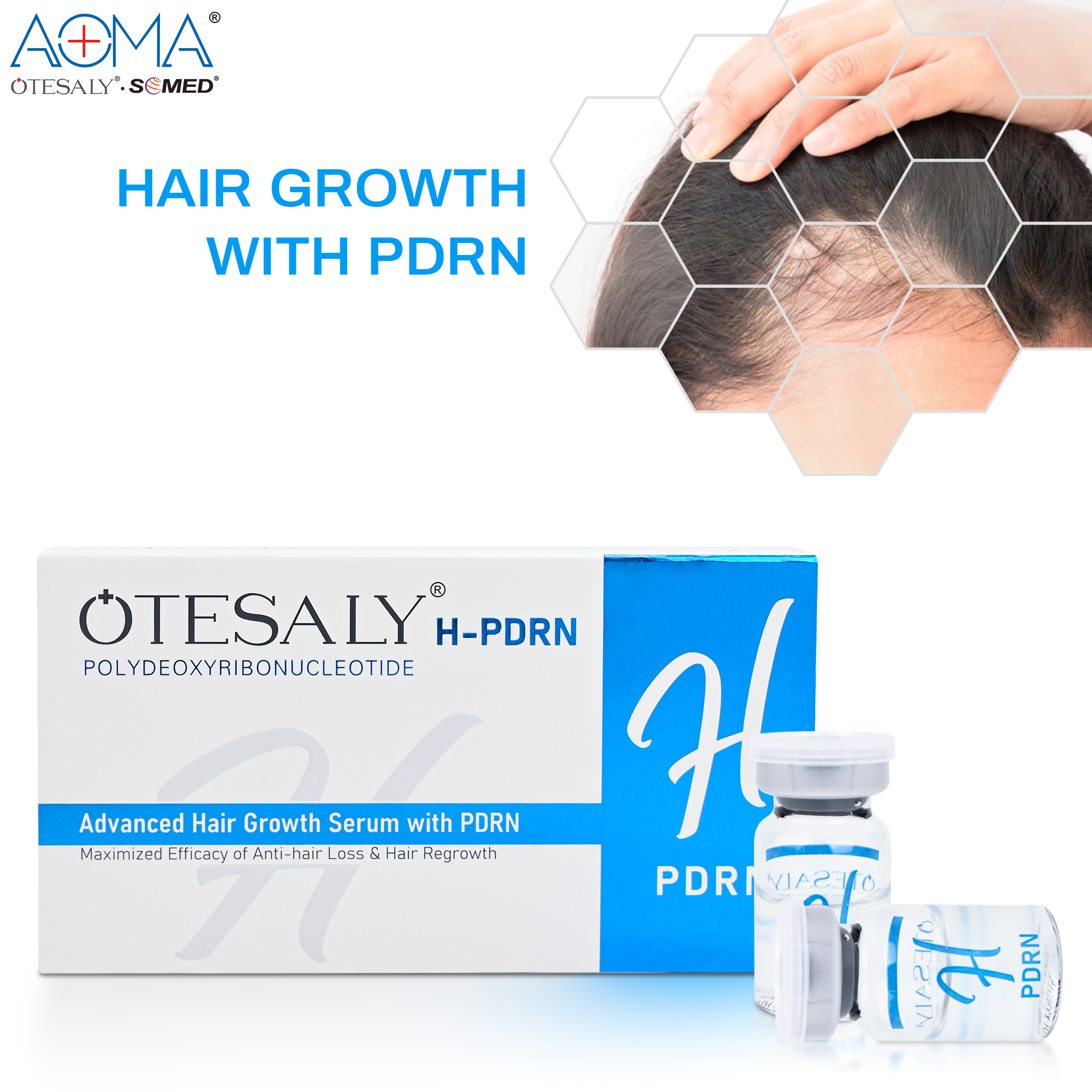 OTESALY® Advanced Hair Growth Serum with PDRN for Hair Regrowth