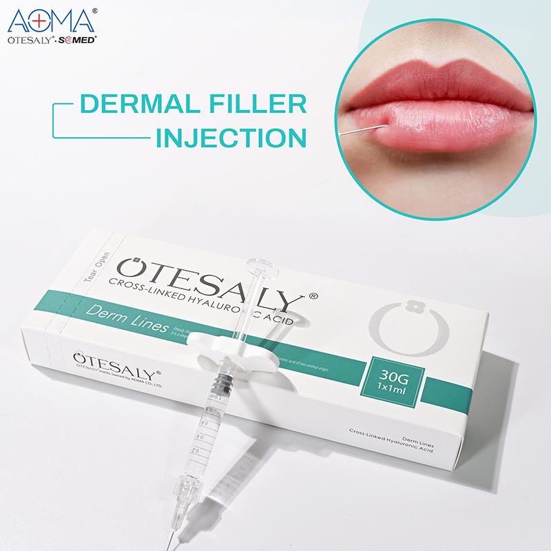 Cross Linked OTESALY DERM LINES 1ML Dermal Lip Filler Lip Augmentation