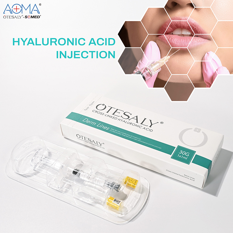 Cross Linked OTESALY DERM LINES 1ML Dermal Lip Filler Lip Augmentation