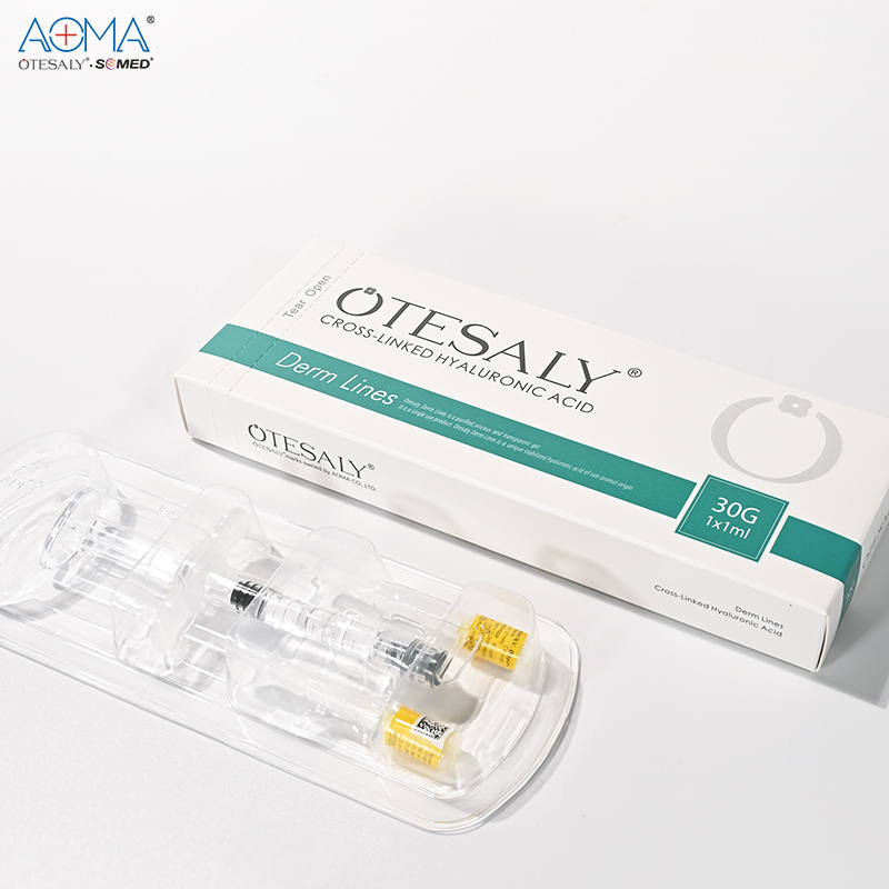 Cross Linked OTESALY DERM LINES 1ML Dermal Lip Filler Lip Augmentation