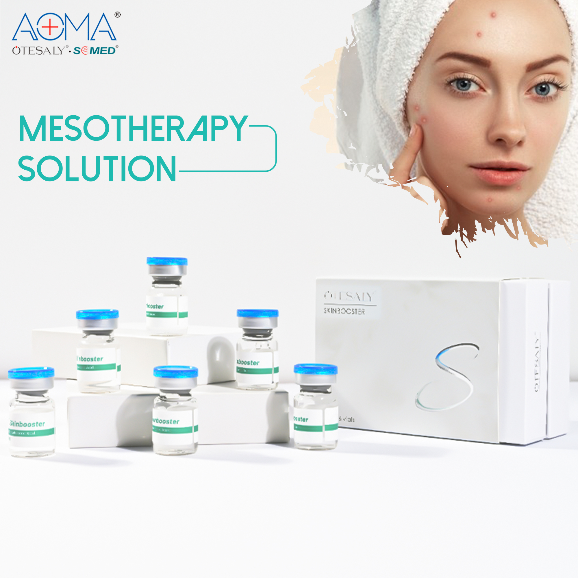Non-Invasive Treament 6 vials 3ml Skin Booster Injection Facial Rejuvenation