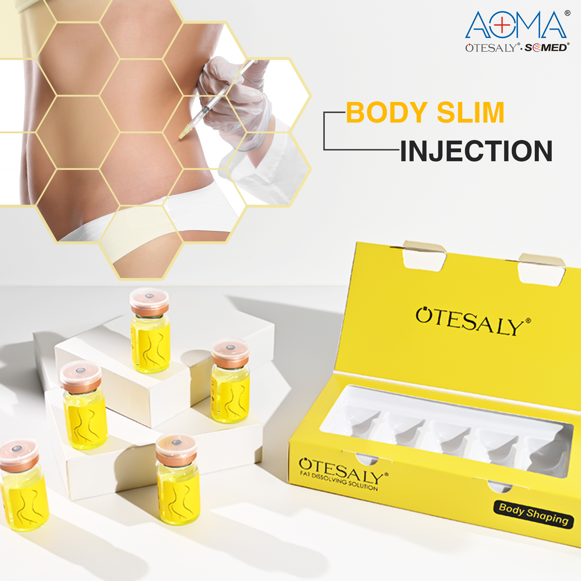 Injectable 5 Vials 5ML weight loss Reduce Fat Synthesis