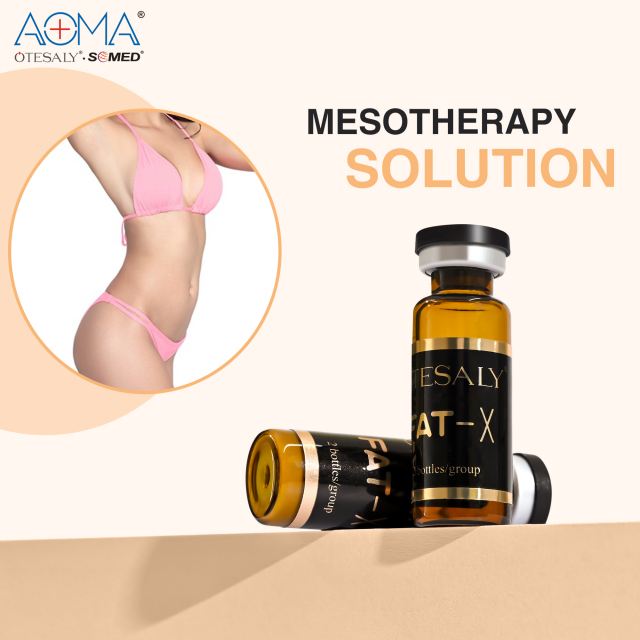 Best Selling OTESALY Fat-X Solution 2 bottles Weekly Weight Loss Injection Reduce Fat Sythesis