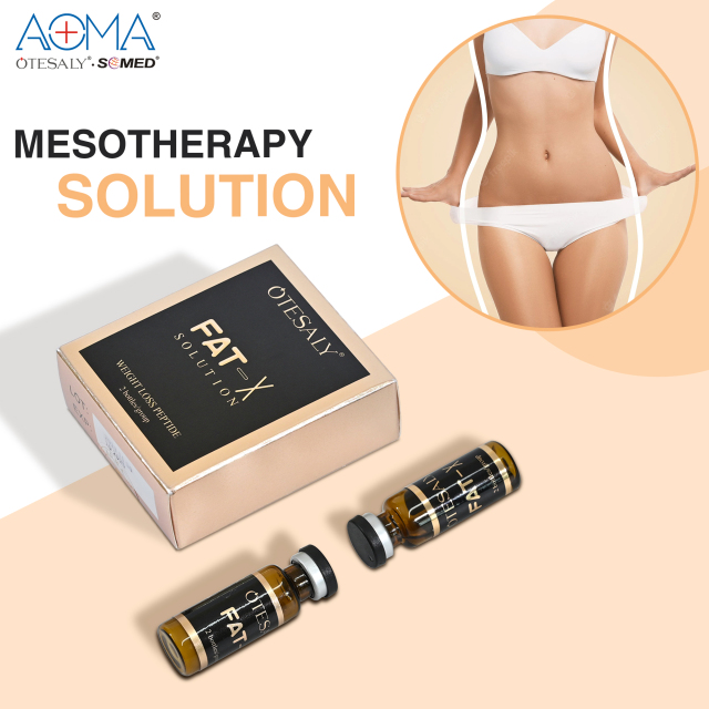 Best Selling OTESALY Fat-X Solution 2 bottles Weekly Weight Loss Injection Reduce Fat Sythesis