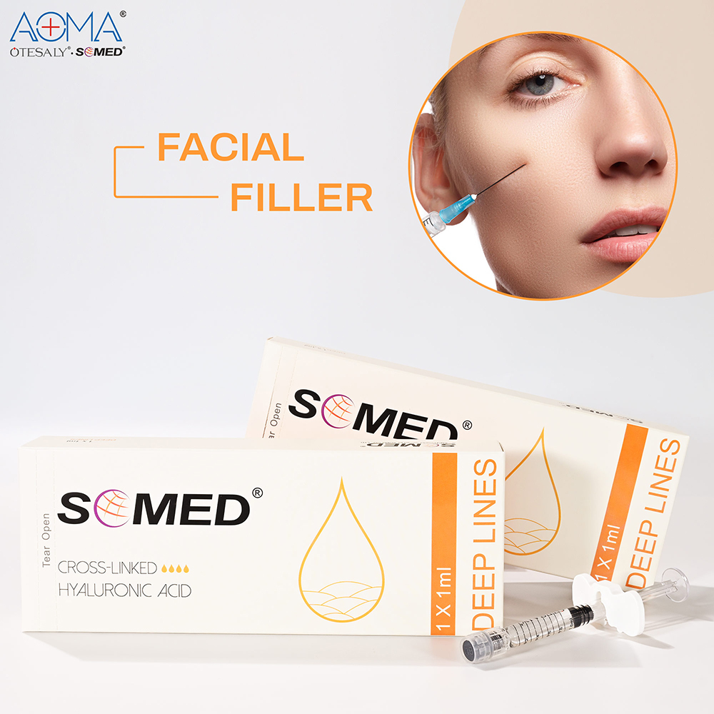 NO SIDE EFFECT SOMED DEEP LINES 1ML FACIAL FILLER MINIMIZING WRINKLES