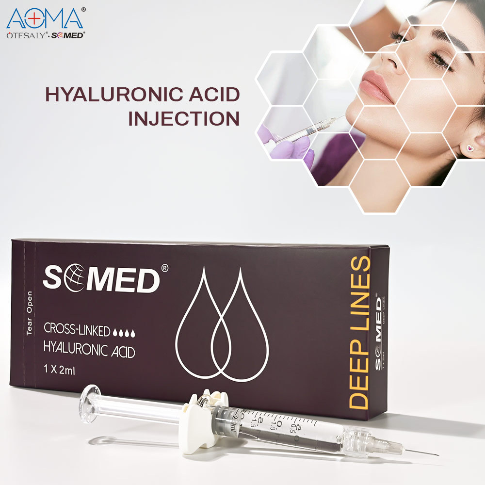 INJECTABLE SOMED DEEP LINES 2ML VOLUMIZING FILLER CHEEK DEPRESSION