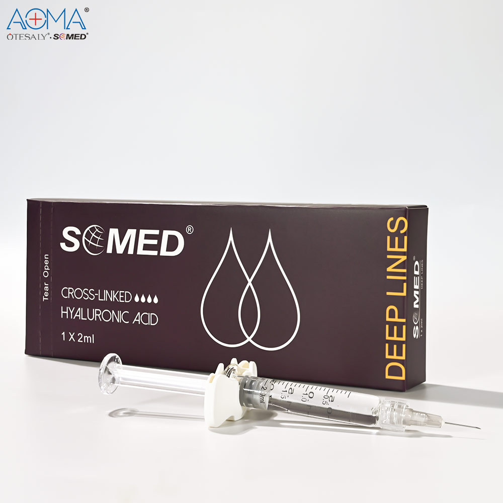 INJECTABLE SOMED DEEP LINES 2ML VOLUMIZING FILLER CHEEK DEPRESSION