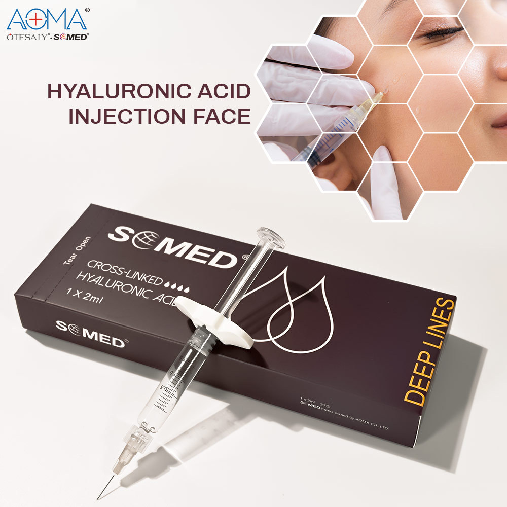 INJECTABLE SOMED DEEP LINES 2ML VOLUMIZING FILLER CHEEK DEPRESSION