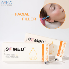 NO SIDE EFFECT SOMED DEEP LINES 1ML FACIAL FILLER MINIMIZING WRINKLES