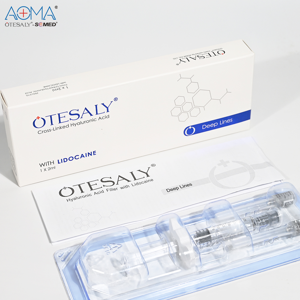 CE Approved OTESALY DEEP LINES 2ML LIDO Hyaluronic Acid