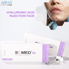 PAINLESS SOMED DEEP LINES 1ML LIDO INJECTABLE DERMAL FILLER TEMPLE