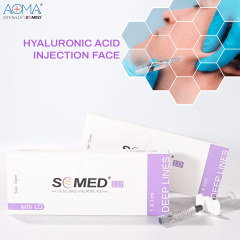 PAINLESS SOMED DEEP LINES 1ML LIDO INJECTABLE DERMAL FILLER TEMPLE