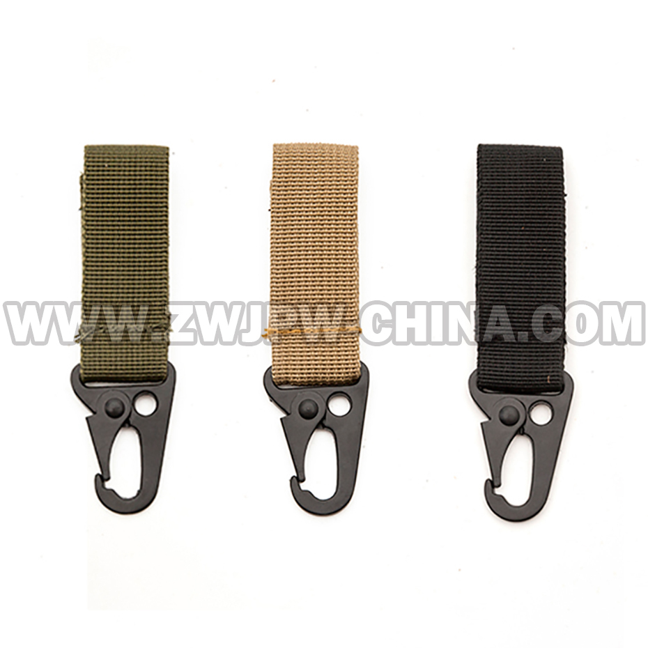 Olecranon Hook Clasp Black Hook Clasp Nylon Keychains