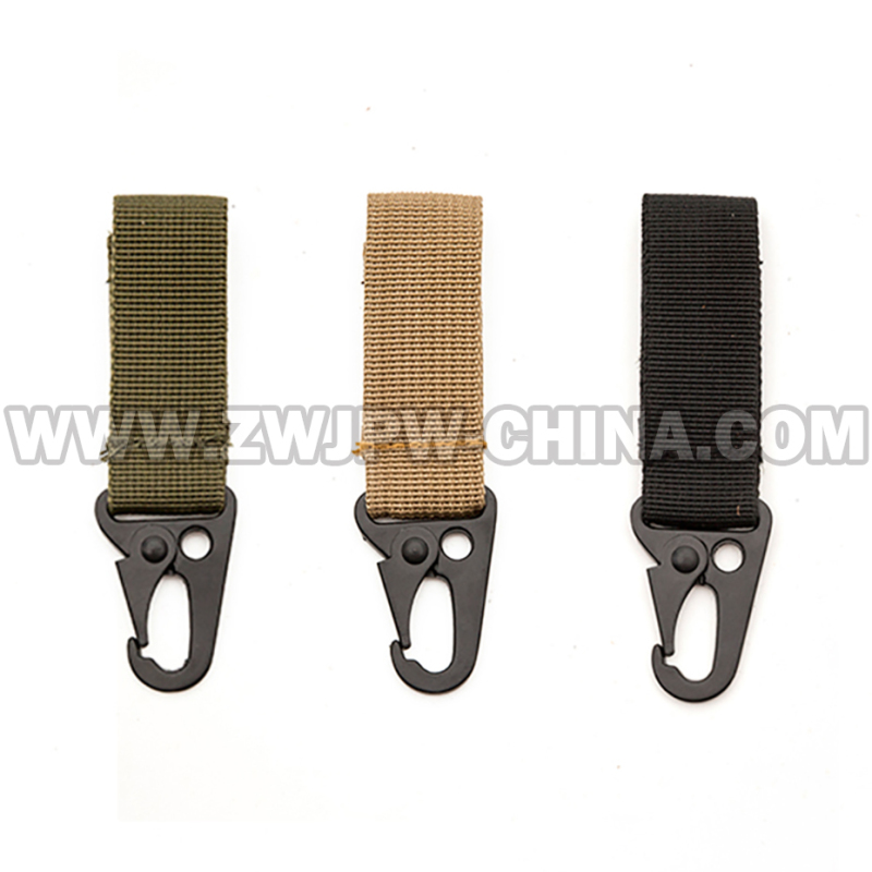 Olecranon Hook Clasp Black Hook Clasp Nylon Keychains