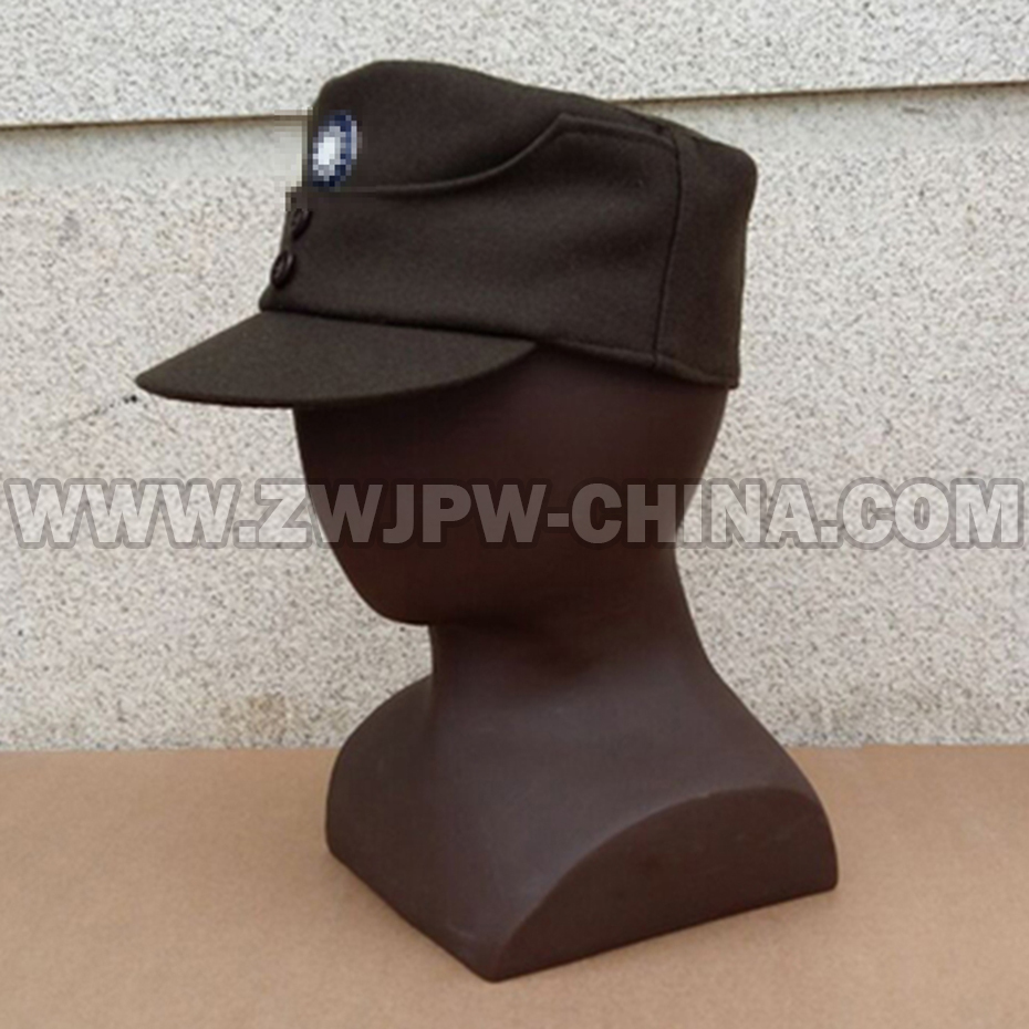 China WW2 Army KMT Woolen Cloth Combat Caps With Insignia