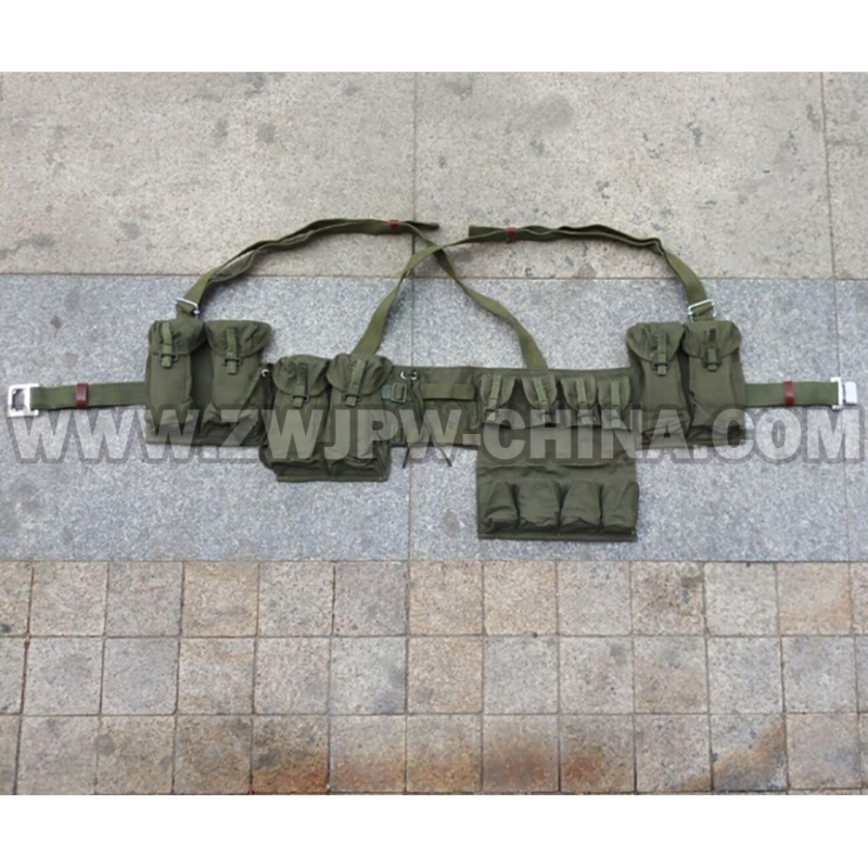 China Vietnam War Original Webbing Type 63 Auto Chest Rig Pouches