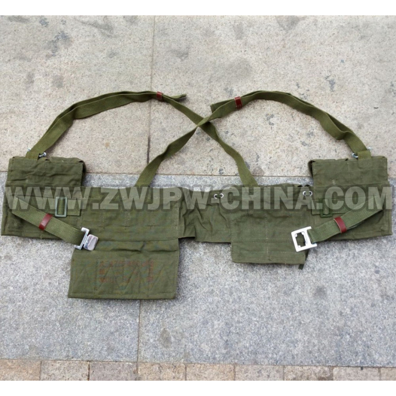 China Vietnam War Original Webbing Type 63 Auto Chest Rig Pouches