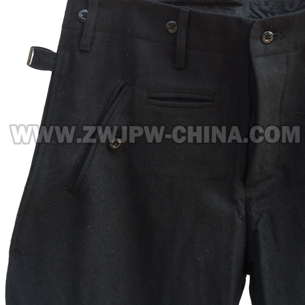 German WW2 Army M32 WH SS Black Wool Jacket &Trousers Uniform