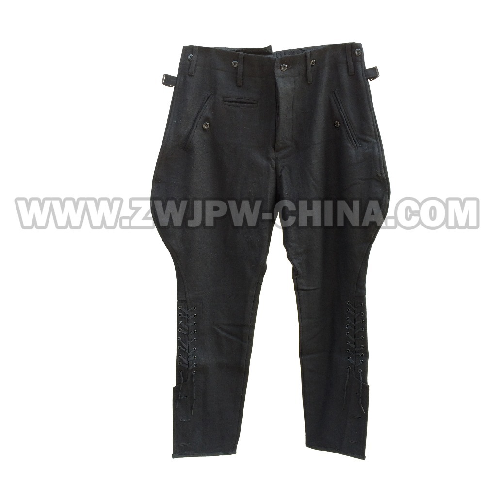 German WW2 Army M32 WH SS Black Wool Jacket &Trousers Uniform