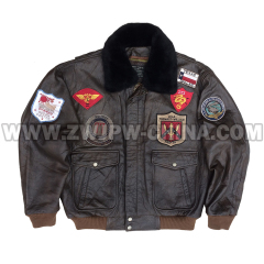 G-1 Leather Flight Jacket - Leather Jacket AW/504407