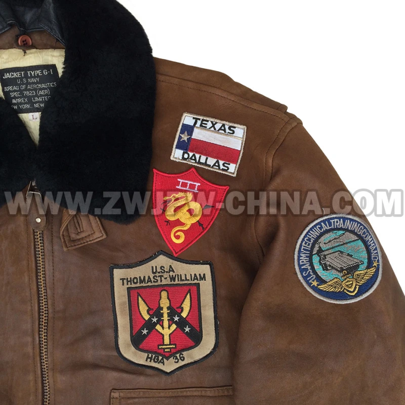 G-1 Leather Flight Jacket - Leather Jacket AW/504411