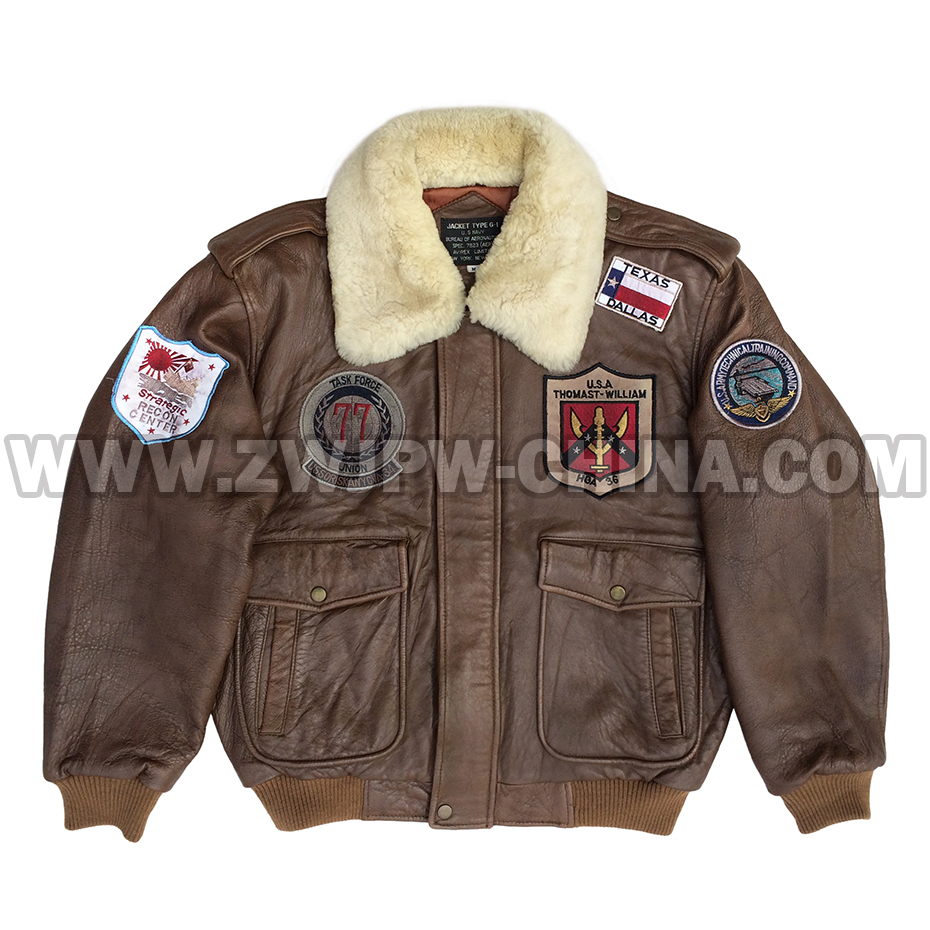 G-1 Leather Flight Jacket - Leather Jacket AW/504405