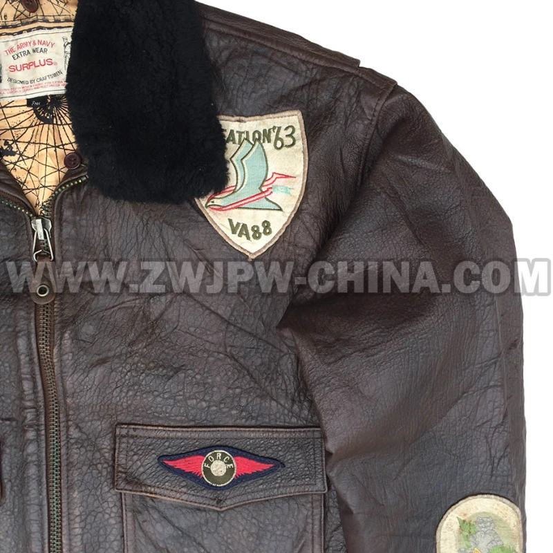 G-1 Leather Flight Jacket - Leather Jacket AW/5040414