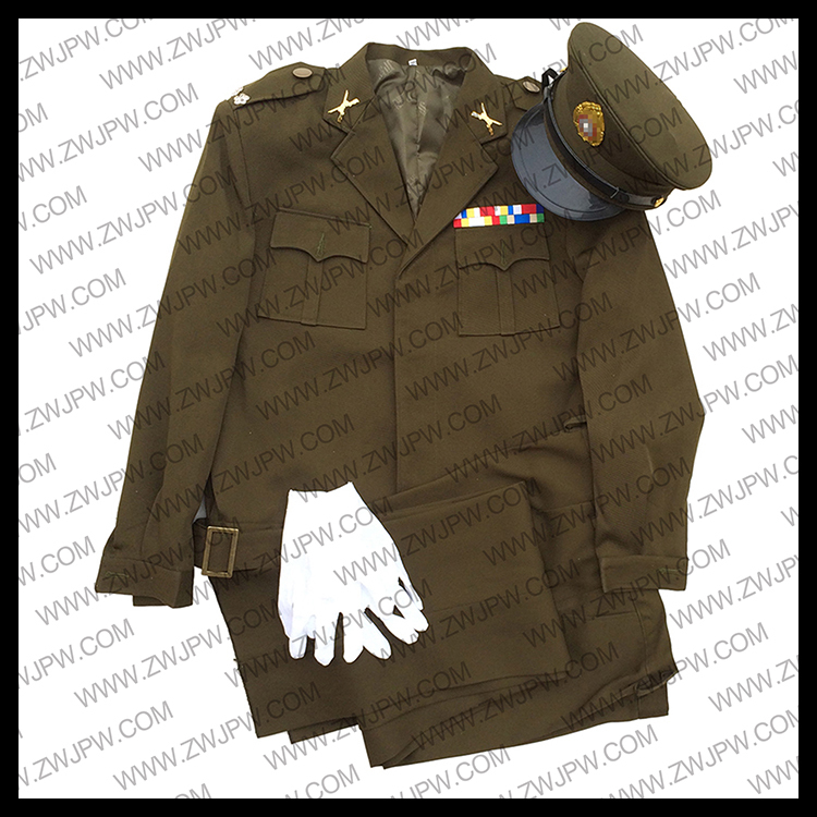 China WW2 KMT Army Nationalist Party General Combat Uniform