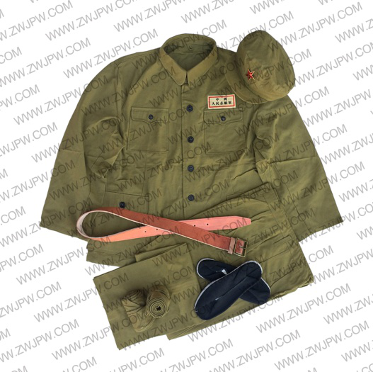 China WW2 Army Type 50 People 's Liberation Uniform Cotton