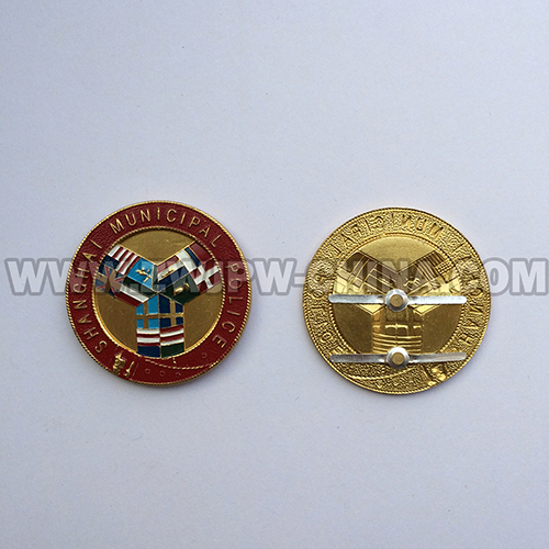 China Army Concession cap badge Old Badge