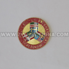 China Army Concession cap badge Old Badge
