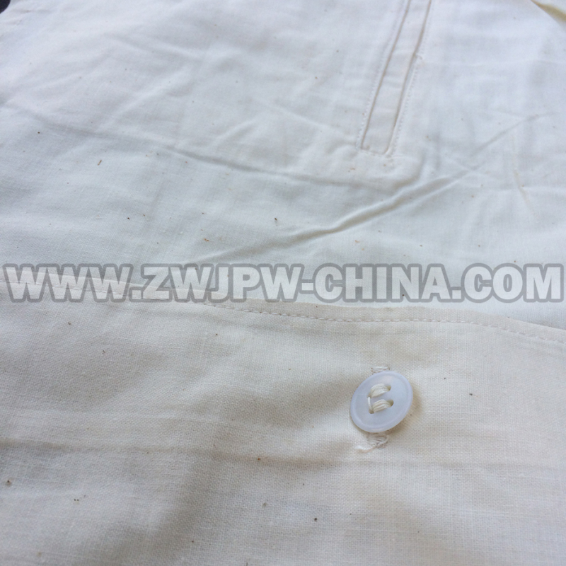China Army Women White Shirt