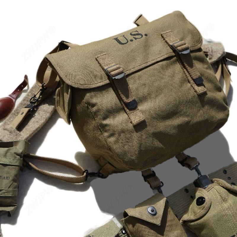 MUSETTE BAG type US ARMY WW2 combat bag paratrooper bag paratrooper