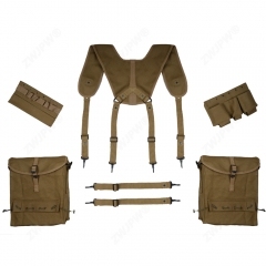 WWII US Hacksaw Ridge Army Medic Soldier Equipment Set-Bag-Belt-StrapWWII US Hacksaw Ridge Army Medic Soldier Equipment Set-Bag-Belt-Strap US/40101