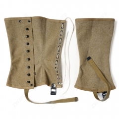 WWII WW2 US Army M-1936 Military Uniform Accessories canvas Leggings Replica