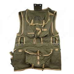 WW2 US ARMY D- DAY ASSUAULT VEST KHAKI AND ARMY GREEN REPLICA