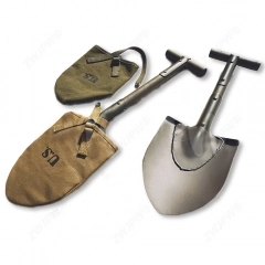 WW2 US AIRBORNE M1910 T-HANDLE SHOVEL OUTDOORS TOOL WITH COVER 47CM