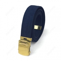 WW2 US  ARMY TYPE 65 CANVAS  Belt KHAKI AND BLUE