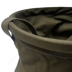 China WW2 Army Canvas Bucket Outdoor Fishing Tool